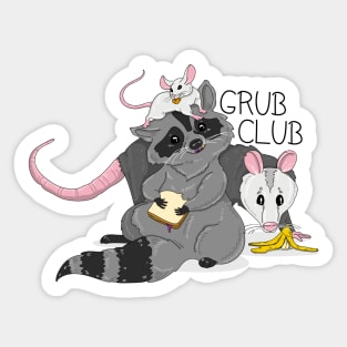 Raccoon Friends Sticker